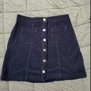 Urban outfitters button mini skirt
